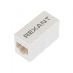 REXANT Проходной адаптер, RJ-45(8P-8C), UTP неэкранированный, категория 6, (гнездо-гнездо), REXANT