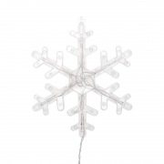 Гирлянда Бахрома со снежинками 2,4х0,9м, 150LED, белый, с контроллером 8 режимов, 230В NEON-NIGHT | Фото 1