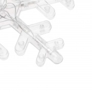 Гирлянда Бахрома со снежинками 2,4х0,9м, 150LED, белый, с контроллером 8 режимов, 230В NEON-NIGHT | Фото 5