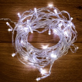 NEON-NIGHT Гирлянда «Твинкл-Лайт» 4 м, 25 LED, прозрачный ПВХ, цвет свечения белый NEON-NIGHT