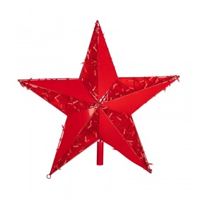 NEON-NIGHT Светодиодная фигура Звезда 100 см, 200 светодиодов, с трубой и подвесом, цвет свечения красный NEON-NIGHT