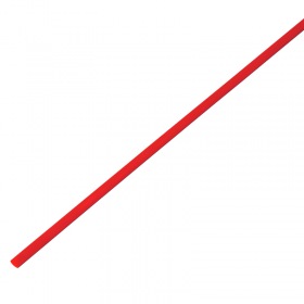 PROCONNECT Трубка термоусаживаемая ТУТ 3,0/1,5мм, красная, упаковка 50 шт. по 1м, PROconnect