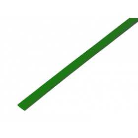 PROCONNECT Трубка термоусаживаемая ТУТ 5,0/2,5мм, зеленая, упаковка 50 шт. по 1м, PROconnect
