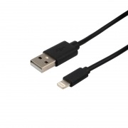 USB кабель для iPhone 5/6/7 моделей шнур 1 м черный REXANT | Фото 3