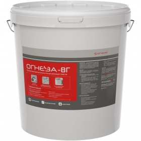 ОГНЕЗА Акриловый противопожарный герметик "ОГНЕЗА-ВГ", ведро 20 кг., цвет красный
