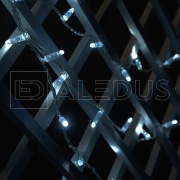 Гирлянда (Нить) ALEDUS 10 м, прозрачный провод, ПВХ, белый, с мерцанием | Фото 2