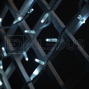 Гирлянда (Нить) ALEDUS 10 м, белый провод, каучук (резина), белый, с мерцанием | Фото 2