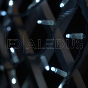 Гирлянда (Нить) ALEDUS 10 м, белый провод, каучук (резина), белый, без мерцания | Фото 2