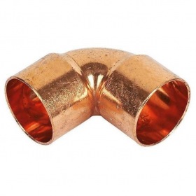 БЕЗ МАРКИ Угол медный 90 гр 5/8quot; 15,87 мм (упак. 3 шт.)
