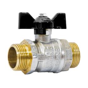 LD Кран шаровой латунный LD Pride 47.15.Н-Н.Б Ду 15 Ру 40 нр-нр, (бабочка)