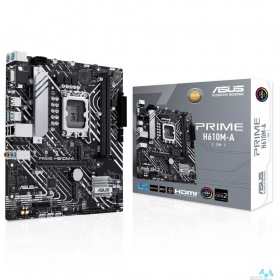 ASUS ASUS PRIME H610M-A-CSM (Socket 1700, mATX, 2xDDR5(96GB), VGA/DP/HDMI, 1xPCIe 4.0x16/1xPCIe 3.0, 1xLAN, 4xSATA 6Gb/s, 2xM.2, 1xM.2 E key, 2xUSB 3.2, 2xUSB 2.0, 2xPS/2)