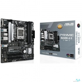 ASUS ASUS PRIME B650M-A II-CSM (Socket AM5, mATX, 4xDDR5(192GB), VGA/DP/HDMI, 3xPCIe 4.0x16, 1xLAN, 4xSATA 6Gb/s, 2xM.2, 2xUSB 3.2, 4xUSB 2.0, PS/2)