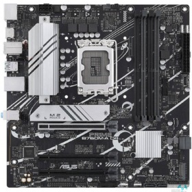 ASUS ASUS PRIME B760M-A D4-CSM (Socket 1700, mATX, 4xDDR4(128GB), DP/2xHDMI, 3xPCIe 4.0x16, 1xLAN (2.5GbE), 4xSATA 6Gb/s, 2xM.2, 2xUSB 3.2, 4xUSB 2.0, 1xPS/2, mATX)