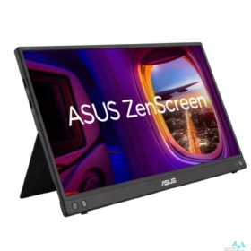 ASUS Монитор ASUS MB16AHV ZenScreen (15.6", 16:9, IPS, 5ms, 1920x1080, 600Hz, 250cd, 800:1, 178°/178°, Mini HDMI, 2*USB-C,  Dark Gray) (90LM0383-B01N70)