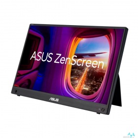 ASUS Монитор LCD 15.6" MB16AHG/ ASUS ZenScreen MB16AHG 15.6", portable monitor Full HD (1920x1080), IPS, 144Hz, 300 cd/m2, 3ms(GTG), 1200:1, AMD FreeSync, USB-C *2, MicroHDMI, Black+Dark Gray