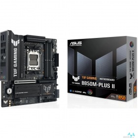 ASUS ASUS TUF GAMING B850M-PLUS II (Socket AM5, mATX, 4xDDR5(256GB), DP/HDMI, 1xPCIe 5.0x16/1xPCIe 4.0x16/1xPCIe 4.0, 1xLAN (2.5GbE), 4xSATA 6Gb/s, 3xM.2, 1xType-C, 7xUSB 3.2, 4xUSB 2.0)