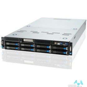 ASUS Платформа системного блока ASUS ESC4000-E10 up to 205W, 2x SFF8643 on the  backplane, 8x 3,5 trays, 8x NVMe support, 2x 1600W PSU, (274285)