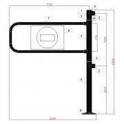 Калитка «Флажок» 32-ПМ | Фото 1