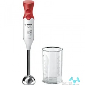 BOSCH Блендер погружной Bosch MSM64110 450Вт белый/красный