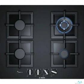 BOSCH Газ,  5.8x59x52 см, WOK, закаленное стекло, независимая, черная