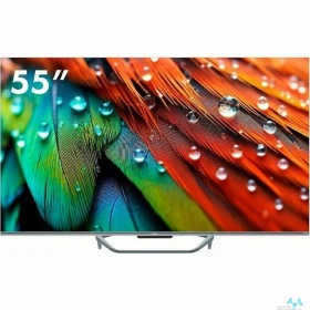 Haier 55" Телевизор HAIER Smart TV S4, QLED, 4K Ultra HD, серый, СМАРТ ТВ, Android TV [DH1VMZD01RU]