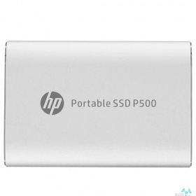Hp HP Portable SSD 250GB External P500 Series Silver <7PD51AA#ABB> (USB 3.2 Gen2 Type-C, up to 370/200Mbs, 100TBW, 79х54х10, 45g)