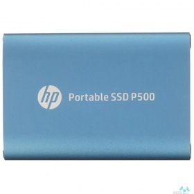 Hp HP Portable SSD 250GB External P500 Series Blue <7PD50AA#ABB> (USB 3.2 Gen2 Type-C, up to 370/200Mbs, 100TBW,