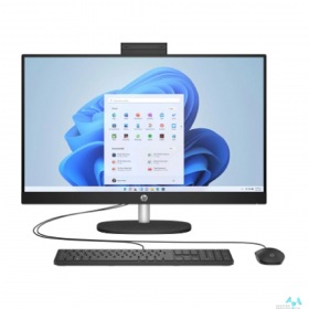 Hp HP All-in-One 27-cr1004nh [A0CM1EA] Black 27" {FHD  Ultra 7 155U(2Ghz)/16384Mb/512PCISSDGb/noDVD/Int:Intel Iris X/DOS +  kbd mouse} 