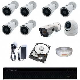 IPTRONIC Комплект AHD дача/коттедж 2Tb Bullet-Dome Kit 6-2