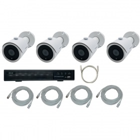 IPTRONIC Комплект IP дача/коттедж Bullet Kit 4-POE