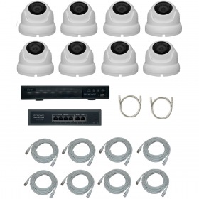 IPTRONIC Комплект IP дача/коттедж Dome Kit 8