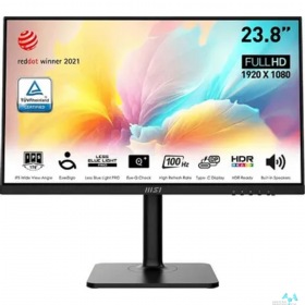 MSI MSI Modern 23.8" MD2412P Modern черный {IPS 1920x1080 100Hz 5ms 16:9 300cd 178/178 HDMI M/M USB-C(PD 15W) HAS Pivot} [9S6-3PA59H-095]