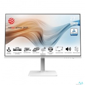 MSI MSI Modern 27" MD272XPW белый {IPS 1920x1080 100Hz 1ms 1000:1 300cd 178/178 HDMI DisplayPort 2xUSB USB-C Speakers HAS Pivot}[9s6-3pb19h-099]
