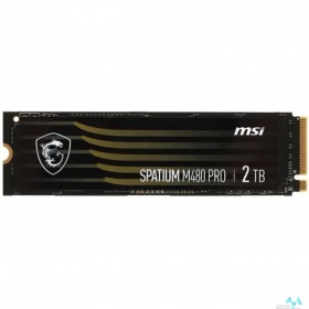 MSI SSD MSI 2TB PCIe 4.0 NVMe M.2 SPATIUM M480 PRO S78-440Q600-P83