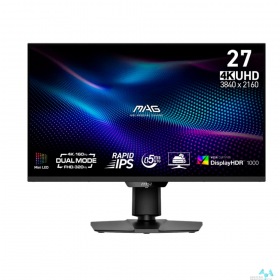 MSI MSI MPG 27" 274UPDF E16M Black {IPS Mini-LED 3840x2160/1920x1080 160Hz/320Hz 0.5ms 400cd 2xHDMI DisplayPort USB-C(15W) External HAS Pivot Vesa} [9S6-3CF09H-029]