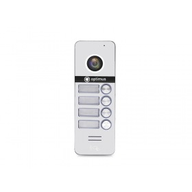 Optimus Панель видеодомофона Optimus DSH-1080/4 (Белый)