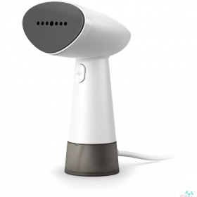 PHILIPS Ручной отпариватель Philips/ Ручной отпариватель Philips, 900 Вт, подача пара 18 г/мин, объем резервуара 85 мл, вертикальное отпаривание, цвет белый/серый