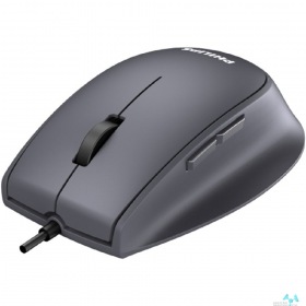PHILIPS Philips  Проводная Мышь SPK7327, 5 кноп., USB 2.0, 1600dpi, бесшумная, Чёрный
