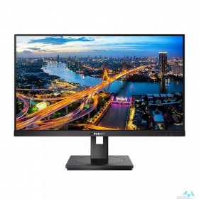 PHILIPS LCD PHILIPS 23.8" 243B1 Black с поворотом экрана {IPS 1920x1080 75Hz 4ms 178/178 250cd HDMI1.4 DisplayPort1.2 5xUSB 3.2 USB-TypeC3.2 RJ45 MM}