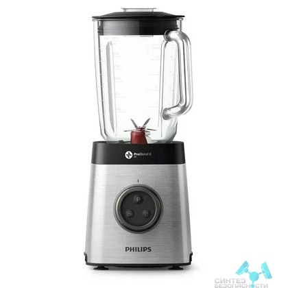 PHILIPS HR3655 Avance Collection Блендер стационарный, 1400 Вт, серебристый/ черный