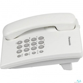 Panasonic Повреждение упаковки Panasonic KX-TS2350RUW (белый) {повтор номера, регул-ка громкости, кр.на стену}