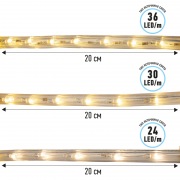 Дюралайт LED, постоянное свечение (2W) – теплый белый, 24В, 36 LED/м, бухта 100 м | Фото 7