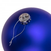 Елочная фигура Шар, 15 см, цвет синий матовый | Фото 1
