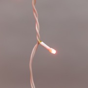 ДОЖДЬ (занавес) 2х1,5м, IP44, белый провод, 360 LED КРАСНЫЕ  (шнур питания в комплекте) | Фото 4