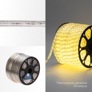 Дюралайт LED двухжильный 24В 13мм 36 LED/м ТЕПЛЫЙ БЕЛЫЙ постоянное свечение модуль 0,5м бухта 100м NEON-NIGHT | Фото 2