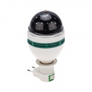 Диско-лампа светодиодная E27 с переходником в розетку, проекция звезды, 230В NEON-NIGHT | Фото 3