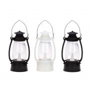 Декоративный фонарь со свечкой 9,5см, цвет корпуса белый/черный, цвет свечения теплый белый, питание 3xLR1130 (в комплекте) NEON-NIGHT | Фото 2