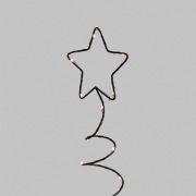 Металлическая 3D-фигура Елочка 45см, цвет свечения теплый белый, питание 3хАА (не в комплекте) NEON-NIGHT | Фото 1