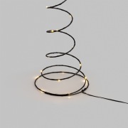 Металлическая 3D-фигура Елочка 45см, цвет свечения теплый белый, питание 3хАА (не в комплекте) NEON-NIGHT | Фото 2