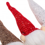 Гномик в новогоднем колпаке 20см, цвет свечения теплый белый, питание 3xLR1130 (в комплекте) NEON-NIGHT | Фото 5